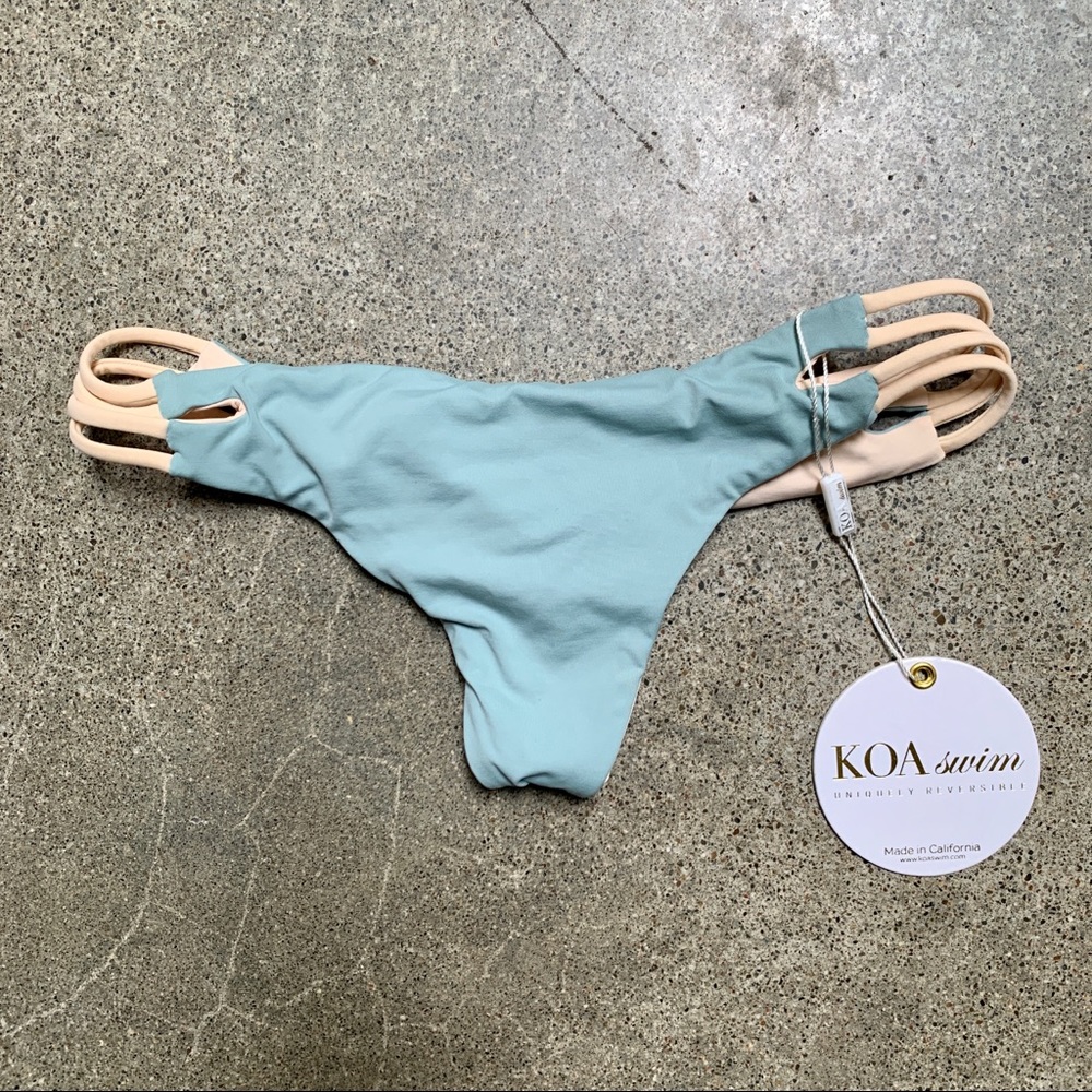 NWT Koa Swim Sunrise Bottom Sea Bone Small